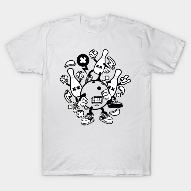 Bowling T-Shirt by CANVAZSHOP